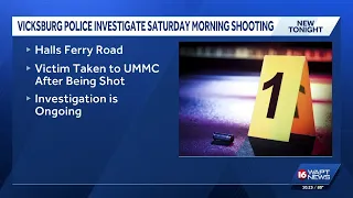 Vicksburg police investigate shooting on Halls Ferry Road