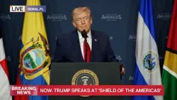 At 'Shield of the Americas' Trump Addresses Military Actions in Iran At 'Shield of the Americas' Trump Addresses Military Actions in Iran