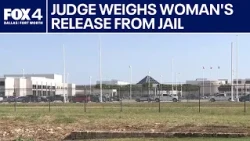 Judge weighs release of woman accused of attacking federal officer in Fort Worth