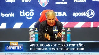 ARIEL HOLAN PRESS CONFERENCE (CERRO PORTEÑO MANAGER) HOLAN AFTER CERRO'S VICTORY! 🔵🔴