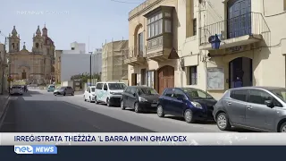 Irreġistrata theżżiża 'l barra minn Għawdex