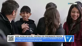 AXEL KICILLOF IN PRESIDENTE PERÓN DISTRICT