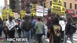 New protests at Columbia University after arrest of more than 100