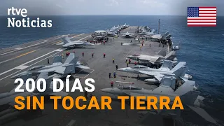 USS Abraham Lincoln aircraft carrier heads home following controversy over poor conditions | RTVE