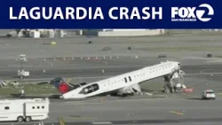 Авария в аэропорту ЛаГуардия: цепная реакция неудач | KTVU Авария в аэропорту ЛаГуардия: цепная реакция неудач | KTVU