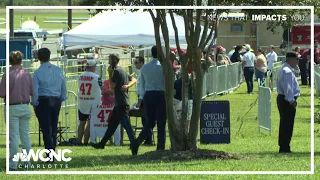 Trump visits NC to support candidate Michael Whatley