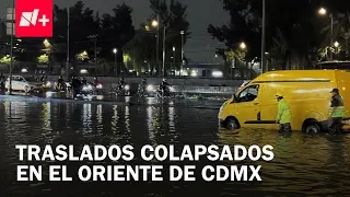 Rain causes transit and commute chaos in the South and East of Mexico City