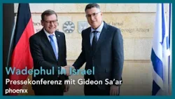 Pressekonferenz mit Johann Wadephul und Gideon Sa'ar zur Lage in Nahost am 10.03.26