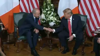 Trump discusses reunification in Ireland | The latest