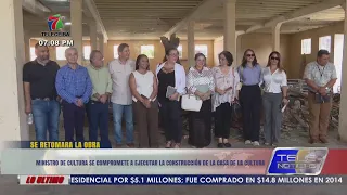 Ministro de Cultura se compromete a ejecutar la construcción de la Casa de la Cultura de La Ceiba