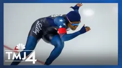 Olympic champion speed skater Erin Jackson tests her trivia skills