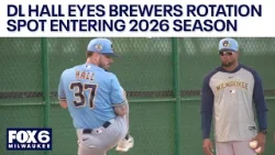 ДЛ Холл претендует на место в стартовой ротации «Милуоки Брюэрс» перед сезоном 2026 года | FOX6 N...