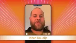 TV Oranje app videoboodschap - Johan Koudijs
