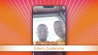 TV Oranje app video message - Edwin Zuidersma