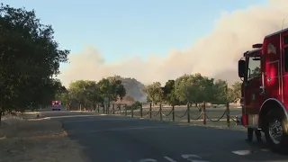 Brannan Island State Park grass fire contained after burning 40 acres