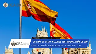 OAS News: Spain has allocated $77 million to over 200 projects at the OAS. June 18, 2026.