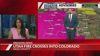 Utah wildfires reach Colorado as pre-evacuation notices issued