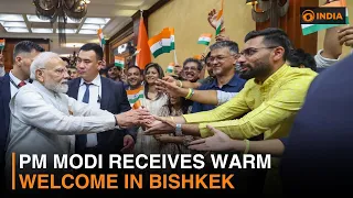 PM Modi Welcomed with Traditional Performances in Bishkek