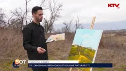 Drilon Osmanaj promovon Istogun me pikturat e tij 23 02 2024