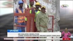 GNI Building Demolition: LASEMA supervises exercise, ensure safety compliance