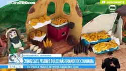 Conozca el pesebre dulce más grande de Colombia