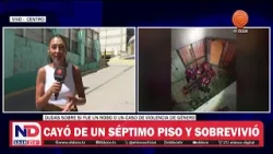 CAYÓ de un SÉPTIMO PISO y sobrevivió: quiso meterse a un departamento