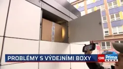 Mrazy komplikují provoz výdejních boxů. Dvířka se nemusí otevřít, množí se stížnosti