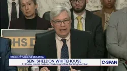 Сенатор Уайтхаус резко раскритиковал директора ФБР Кэша Пателя за растрату денег налогоплательщиков.