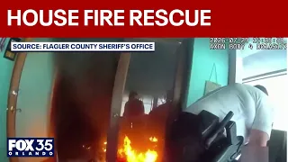 Flagler County deputies rescue homeowner from burning house