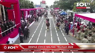 🇵🇪 THE PERUVIAN NATIONAL POLICE PARADED WITH HONOR AND A VOCATION FOR SERVICE IN TRUJILLO!