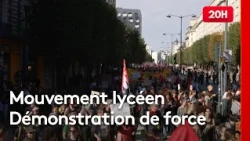 Mouvement lycéen : Une mobilisation record partout en France pour réclamer plus de moyens