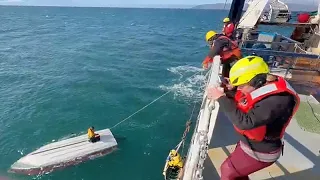 Dondurucu denizde kaybolan genç, üç gün sonra kurtarıldı