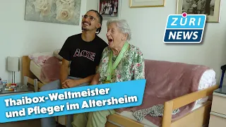 Eric Stutz is a Thai Boxing World Champion and Nursing Assistant at a Retirement Home | ZüriNews
