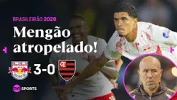 BRAGA MARCA GOLAÇO, PULGAR É EXPULSO E JARDIM PERDE A PRIMEIRA NO FLA! RB BRAGANTINO 3X0 FLAMENGO