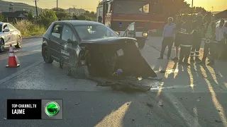 Top Channel/ Pesë të plagosur nga përplasja e dy mjeteve në aksin Elbasan- Peqin