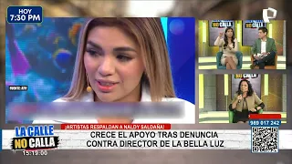 Naldy Saldaña receives support from artists after filing complaint against director of La Bella Luz