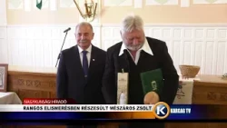 RANGOS ELISMERÉSBEN RÉSZESÜLT MÉSZÁROS ZSOLT
