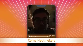 TV Oranje app video message - Corne Heutmekers
