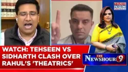 Tehseen Defends Rahul's Parliament Chokehold On Govt, BJP Panelist Counters: 'Sansad Not A Place...'