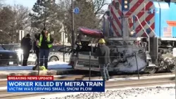 Worker killed after Metra train hits small snowplow: police