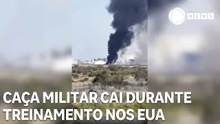 Military fighter jet crashes during training in the US