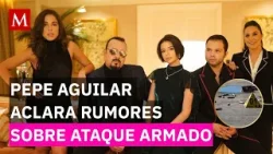 Pepe Aguilar habla sobre el ataque armado a policías cerca de su rancho en Zacatecas