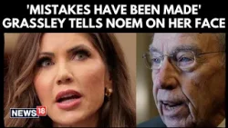 Grassley Grills DHS Secretary Noem | Migrant Deaths Spark Heated Exchange at Senate Hearing | N18G