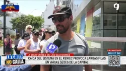 Usuarios reportan largas filas en sedes de RENIEC por caída de sistema
