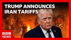 Donald Trump announces tariffs on countries trading with Iran following protest crackdown | BBC News Donald Trump announces tariffs on countries trading with Iran following protest crackdown | BBC News
