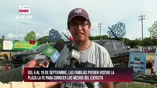 Army static exhibition at Plaza La Fe extended until September 19