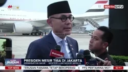 El-Sisi Mendarat di Halim, Besok Bertemu Prabowo di Istana