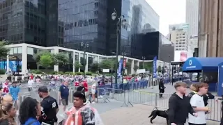 Fans share their experience regarding transportation to the New York-New Jersey stadium