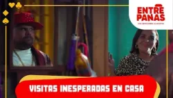 Poncho recibe la inesperada visita de su tía Ligia | Entre panas