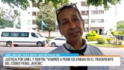 Justicia por Uriel y Martín: "Venimos a pedir celeridad en el tratamiento del código penal juvenil"